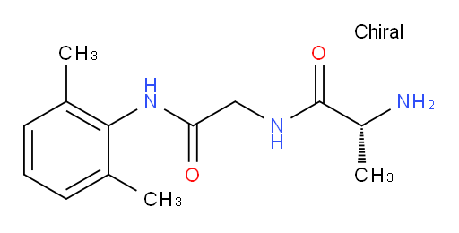 (R)-2-amino-N-(2-((2,6-dimethylphenyl)amino)-2-oxoethyl)propanamide