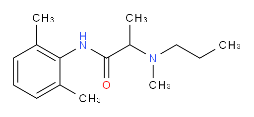 N-(2,6-dimethylphenyl)-2-(methyl(propyl)amino)propanamide