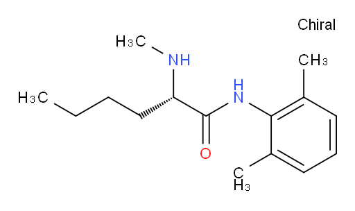 (S)-N-(2,6-dimethylphenyl)-2-(methylamino)hexanamide