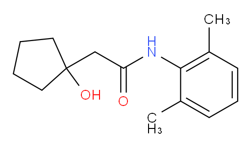 N-(2,6-dimethylphenyl)-2-(1-hydroxycyclopentyl)acetamide