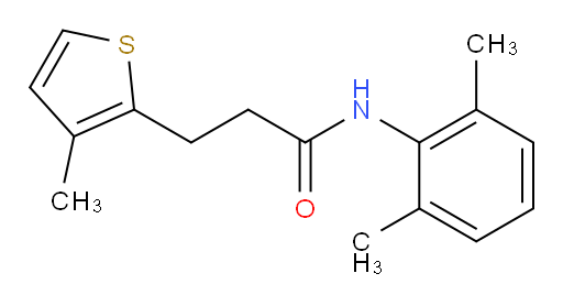 N-(2,6-dimethylphenyl)-3-(3-methylthiophen-2-yl)propanamide