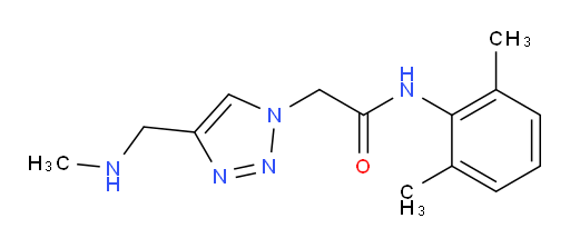 N-(2,6-dimethylphenyl)-2-(4-((methylamino)methyl)-1H-1,2,3-triazol-1-yl)acetamide