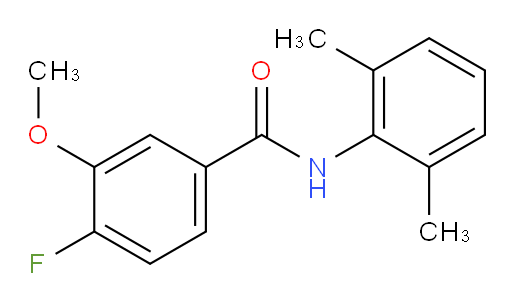 N-(2,6-dimethylphenyl)-4-fluoro-3-methoxybenzamide