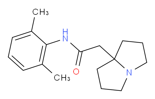 N-(2,6-dimethylphenyl)-2-(hexahydro-1H-pyrrolizin-7a-yl)acetamide