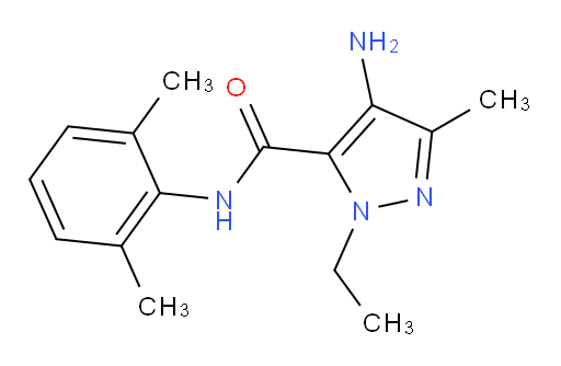 4-amino-N-(2,6-dimethylphenyl)-1-ethyl-3-methyl-1H-pyrazole-5-carboxamide