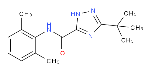 3-(tert-butyl)-N-(2,6-dimethylphenyl)-1H-1,2,4-triazole-5-carboxamide