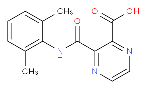 3-((2,6-dimethylphenyl)carbamoyl)pyrazine-2-carboxylic acid