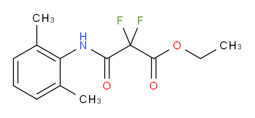 ethyl 3-((2,6-dimethylphenyl)amino)-2,2-difluoro-3-oxopropanoate