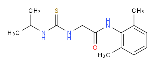 N-(2,6-dimethylphenyl)-2-(3-isopropylthioureido)acetamide