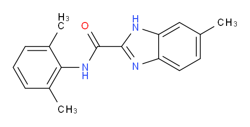 N-(2,6-dimethylphenyl)-6-methyl-1H-benzo[d]imidazole-2-carboxamide