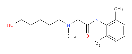 N-(2,6-dimethylphenyl)-2-((5-hydroxypentyl)(methyl)amino)acetamide