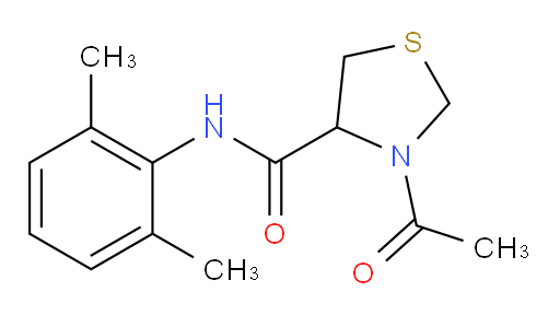 3-acetyl-N-(2,6-dimethylphenyl)thiazolidine-4-carboxamide