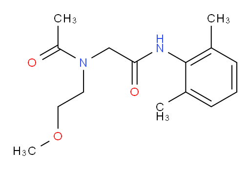 N-(2,6-dimethylphenyl)-2-(N-(2-methoxyethyl)acetamido)acetamide