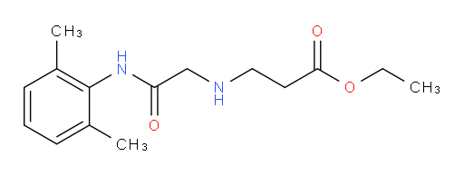 ethyl 3-((2-((2,6-dimethylphenyl)amino)-2-oxoethyl)amino)propanoate