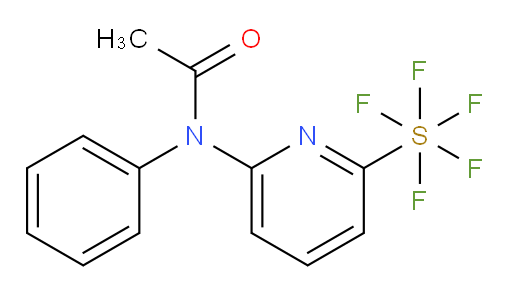 N-(6-(pentafluoromercapto)pyridin-2-yl)-N-phenylacetamide