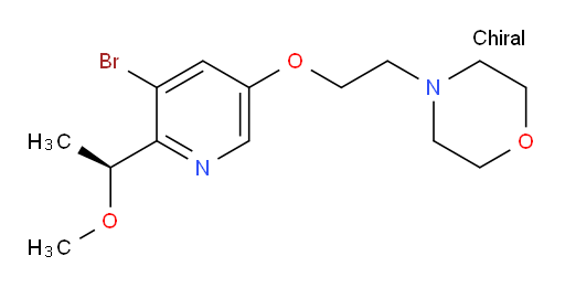 (S)-4-(2-((5-bromo-6-(1-methoxyethyl)pyridin-3-yl)oxy)ethyl)morpholine