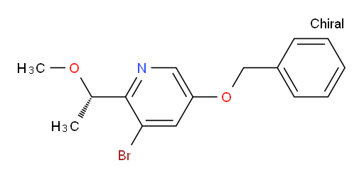 (S)-5-(benzyloxy)-3-bromo-2-(1-methoxyethyl)pyridine
