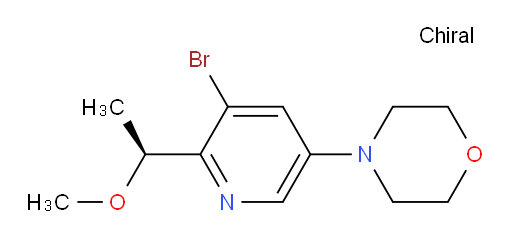(S)-4-(5-bromo-6-(1-methoxyethyl)pyridin-3-yl)morpholine