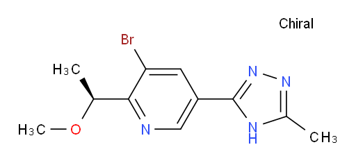(S)-3-bromo-2-(1-methoxyethyl)-5-(5-methyl-4H-1,2,4-triazol-3-yl)pyridine