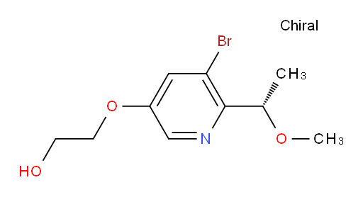(S)-2-((5-bromo-6-(1-methoxyethyl)pyridin-3-yl)oxy)ethanol