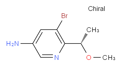 (S)-5-bromo-6-(1-methoxyethyl)pyridin-3-amine