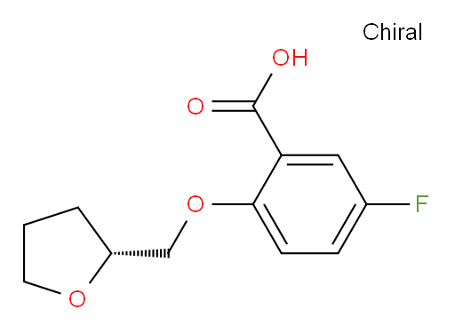 (R)-5-fluoro-2-((tetrahydrofuran-2-yl)methoxy)benzoic acid