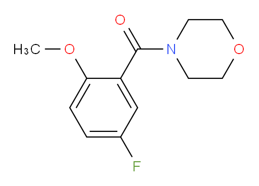 (5-fluoro-2-methoxyphenyl)(morpholino)methanone
