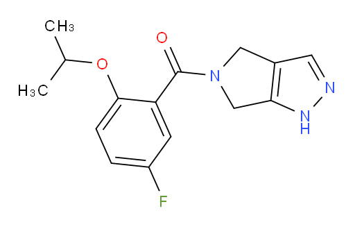 (5-fluoro-2-isopropoxyphenyl)(pyrrolo[3,4-c]pyrazol-5(1H,4H,6H)-yl)methanone