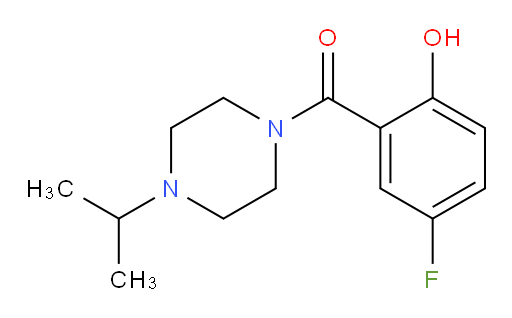 (5-fluoro-2-hydroxyphenyl)(4-isopropylpiperazin-1-yl)methanone