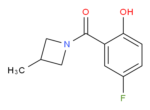 (5-fluoro-2-hydroxyphenyl)(3-methylazetidin-1-yl)methanone