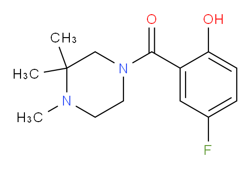 (5-fluoro-2-hydroxyphenyl)(3,3,4-trimethylpiperazin-1-yl)methanone