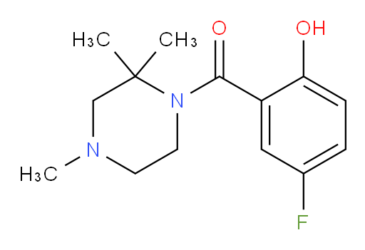 (5-fluoro-2-hydroxyphenyl)(2,2,4-trimethylpiperazin-1-yl)methanone