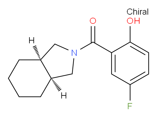 (5-fluoro-2-hydroxyphenyl)((3aR,7aS)-hexahydro-1H-isoindol-2(3H)-yl)methanone