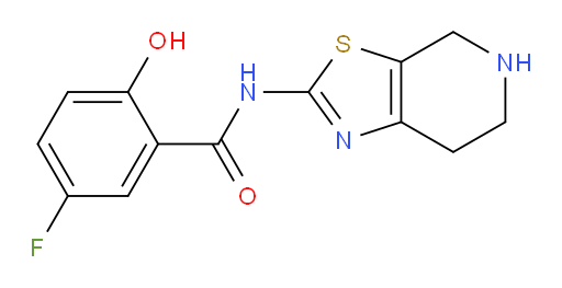 5-fluoro-2-hydroxy-N-(4,5,6,7-tetrahydrothiazolo[5,4-c]pyridin-2-yl)benzamide