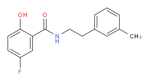 5-fluoro-2-hydroxy-N-(3-methylphenethyl)benzamide