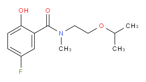 5-fluoro-2-hydroxy-N-(2-isopropoxyethyl)-N-methylbenzamide