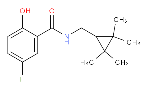 5-fluoro-2-hydroxy-N-((2,2,3,3-tetramethylcyclopropyl)methyl)benzamide