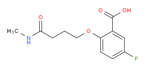 5-fluoro-2-(4-(methylamino)-4-oxobutoxy)benzoic acid