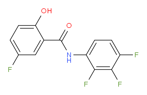 5-fluoro-2-hydroxy-N-(2,3,4-trifluorophenyl)benzamide