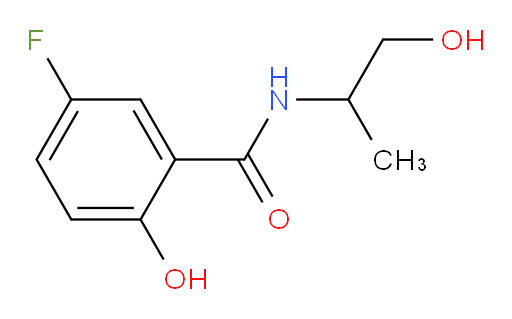 5-fluoro-2-hydroxy-N-(1-hydroxypropan-2-yl)benzamide