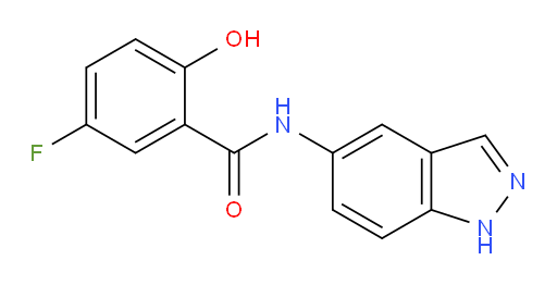 5-fluoro-2-hydroxy-N-(1H-indazol-5-yl)benzamide