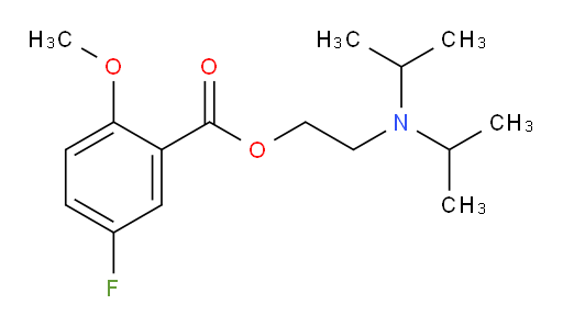 2-(diisopropylamino)ethyl 5-fluoro-2-methoxybenzoate