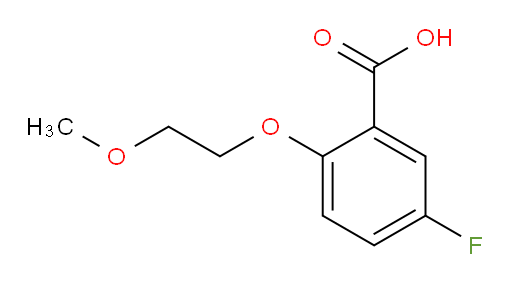 5-fluoro-2-(2-methoxyethoxy)benzoic acid
