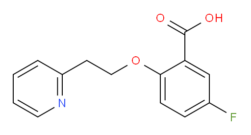 5-fluoro-2-(2-(pyridin-2-yl)ethoxy)benzoic acid