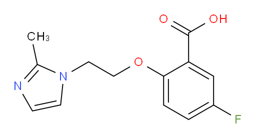 5-fluoro-2-(2-(2-methyl-1H-imidazol-1-yl)ethoxy)benzoic acid