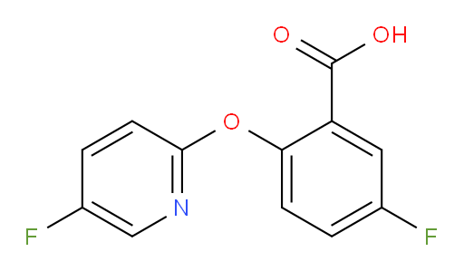 5-fluoro-2-((5-fluoropyridin-2-yl)oxy)benzoic acid