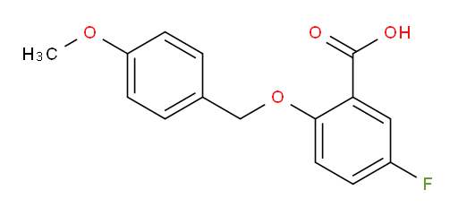 5-fluoro-2-((4-methoxybenzyl)oxy)benzoic acid