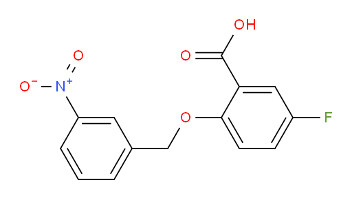 5-fluoro-2-((3-nitrobenzyl)oxy)benzoic acid