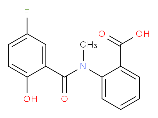 2-(5-fluoro-2-hydroxy-N-methylbenzamido)benzoic acid