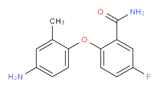 2-(4-amino-2-methylphenoxy)-5-fluorobenzamide
